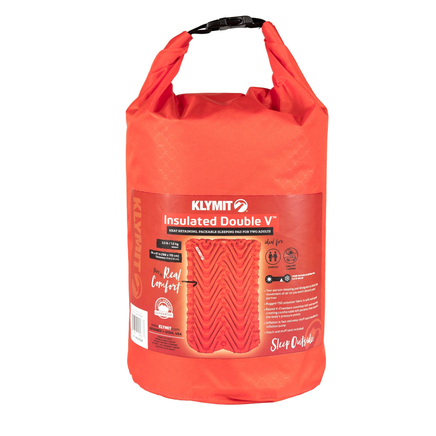 Insulated Double V Sleeping Pad