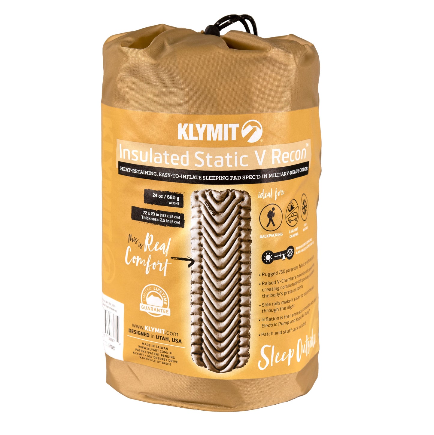 Insulated Static V Sleeping Pad