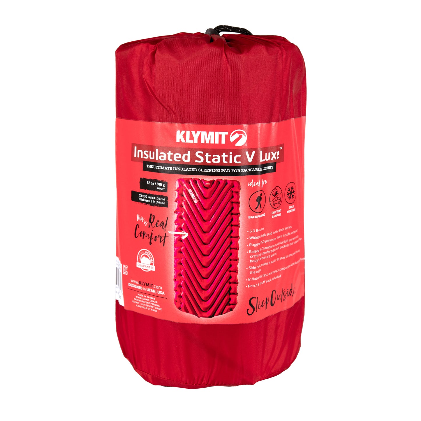Insulated Static V Luxe Sleeping Pad