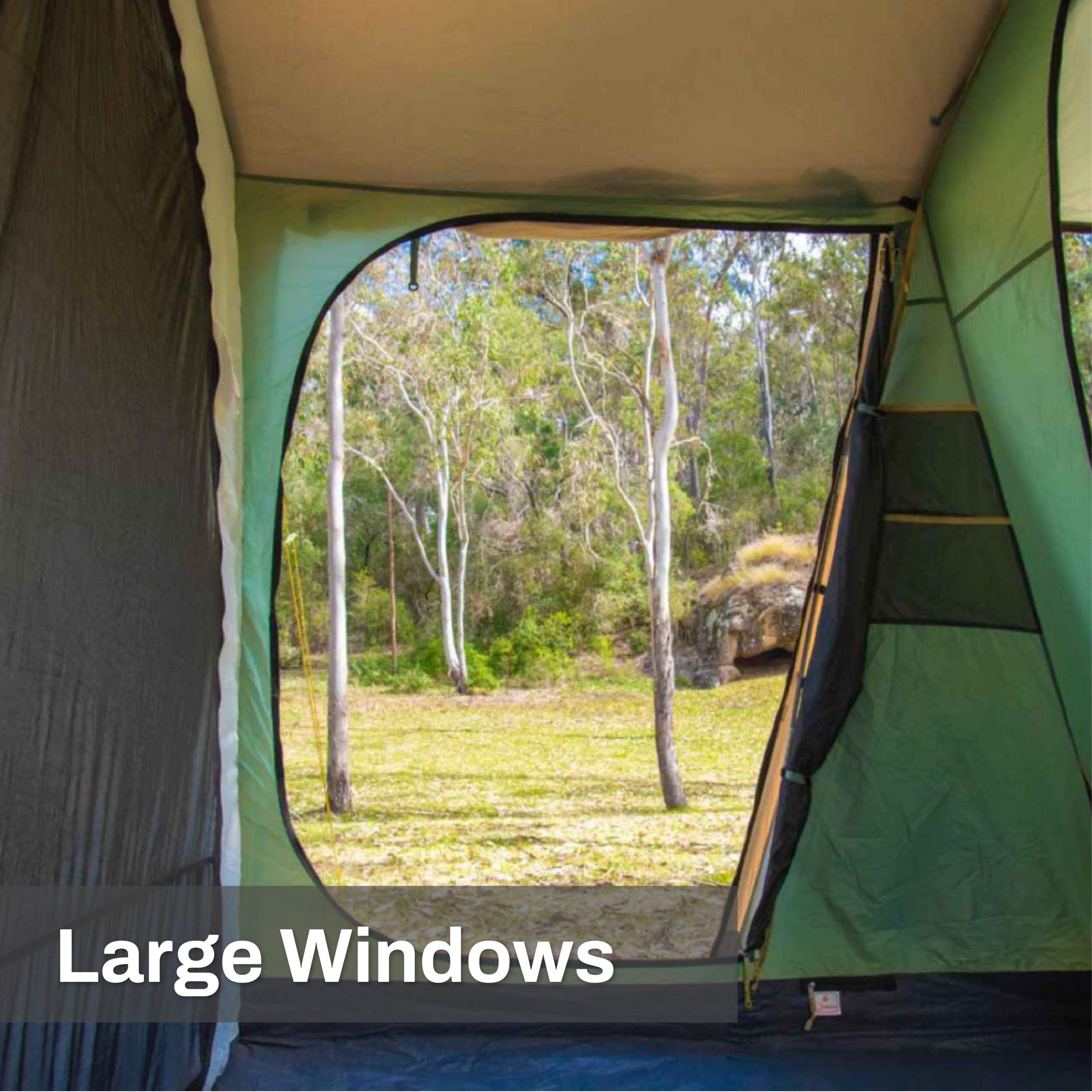 Outdoor Connection Bedarra 2R Family Dome Tent - 8 Person Tent