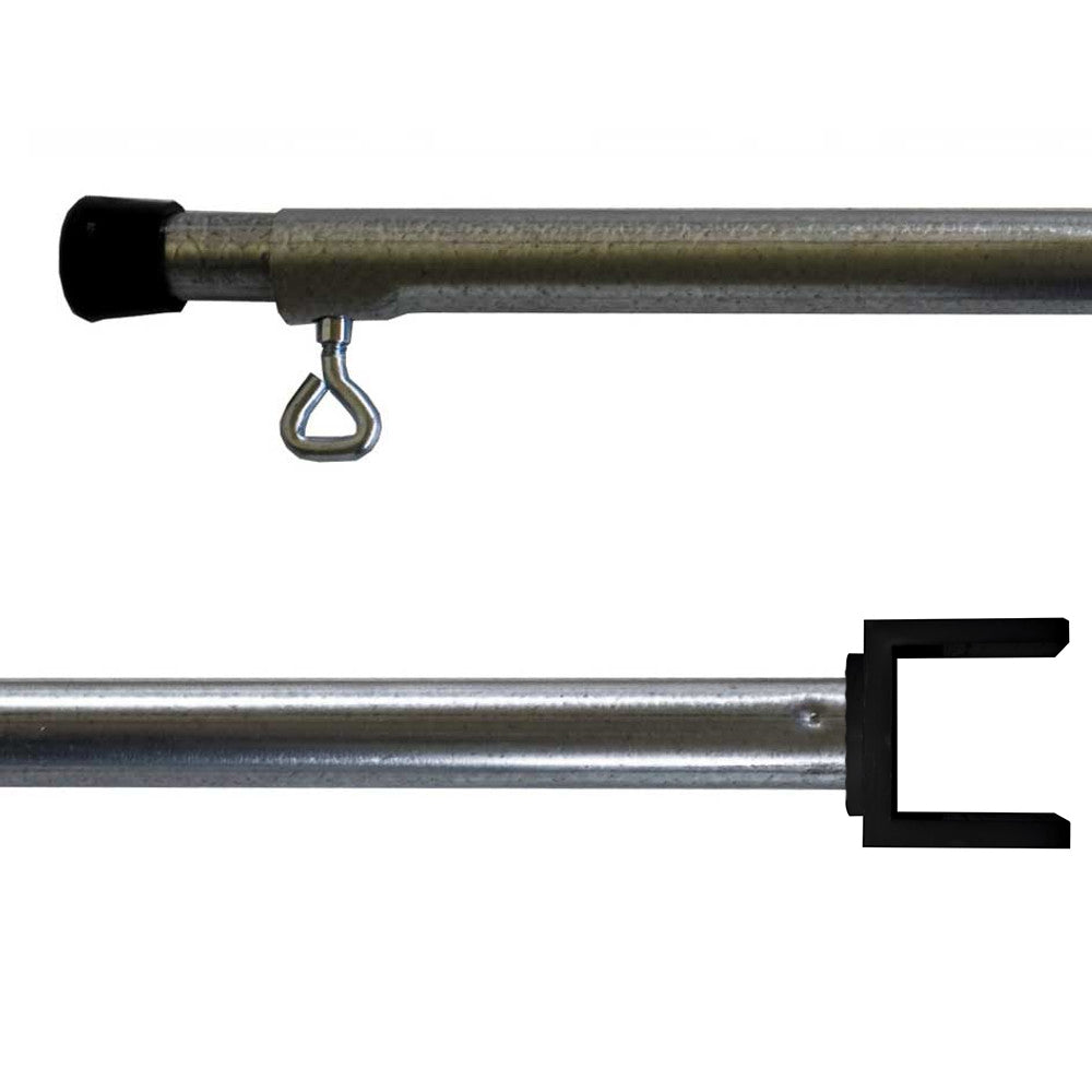 2.75m Adjustable Pole with Square 25mm U Spigot