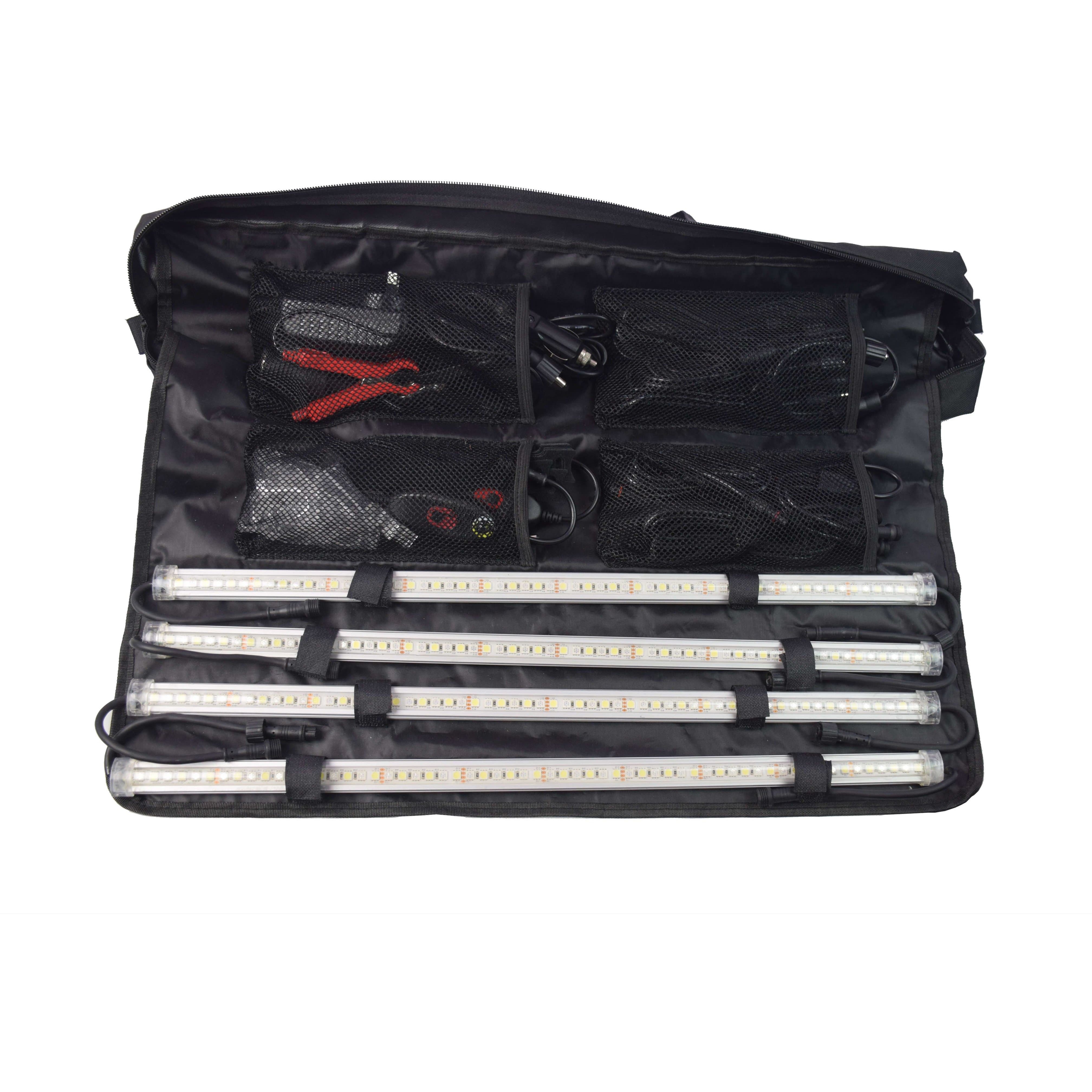 Outdoor Connection Power Strip Light Bar Kit White/Amber - 4 Bar Kit